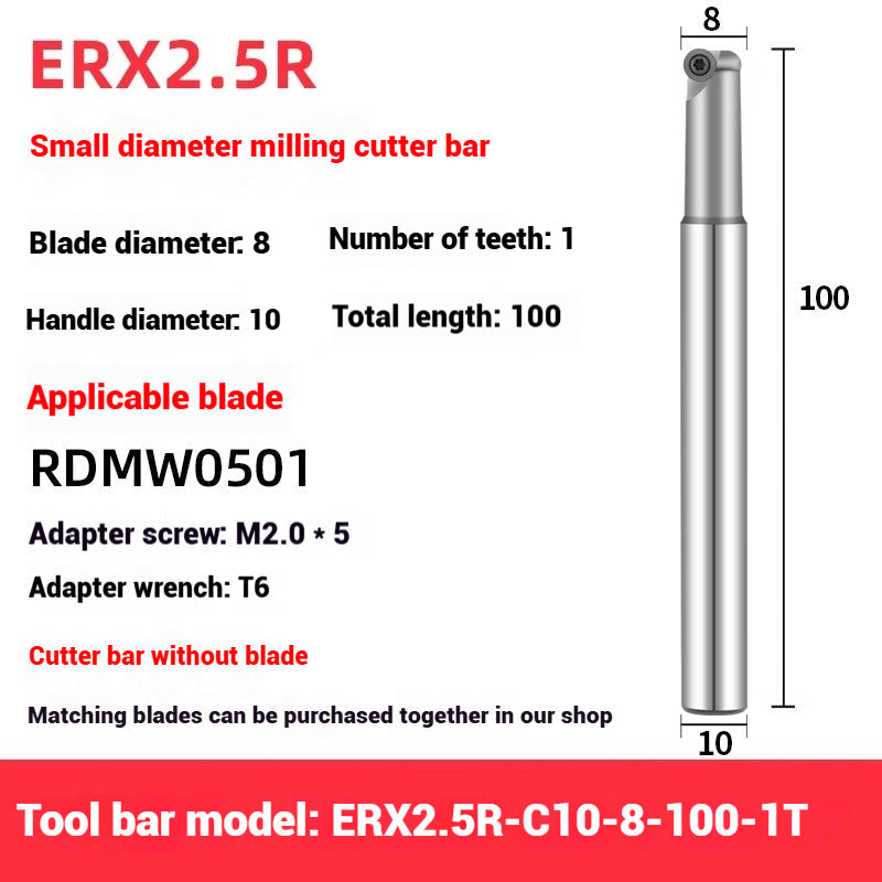 1053-ESE small diameter clear angle milling cutter shanks for 8 10 12 14 16 tungsten carbide milling cutter JDMT070204 double-edged cutter shanks Shandong Denso Pricision Tools Co.,Ltd.